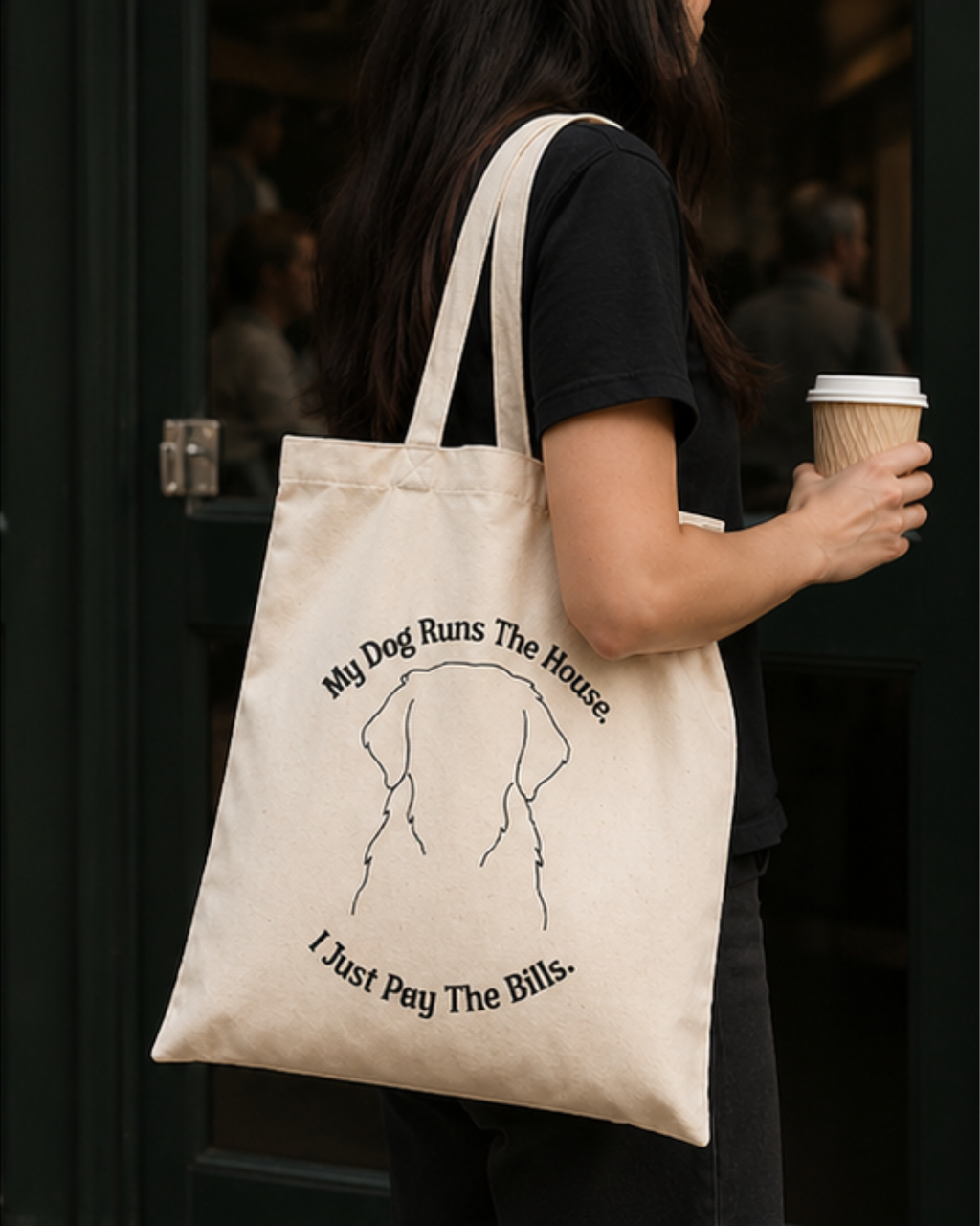 My Dog Runs The House Tote Bag | Tote Bag