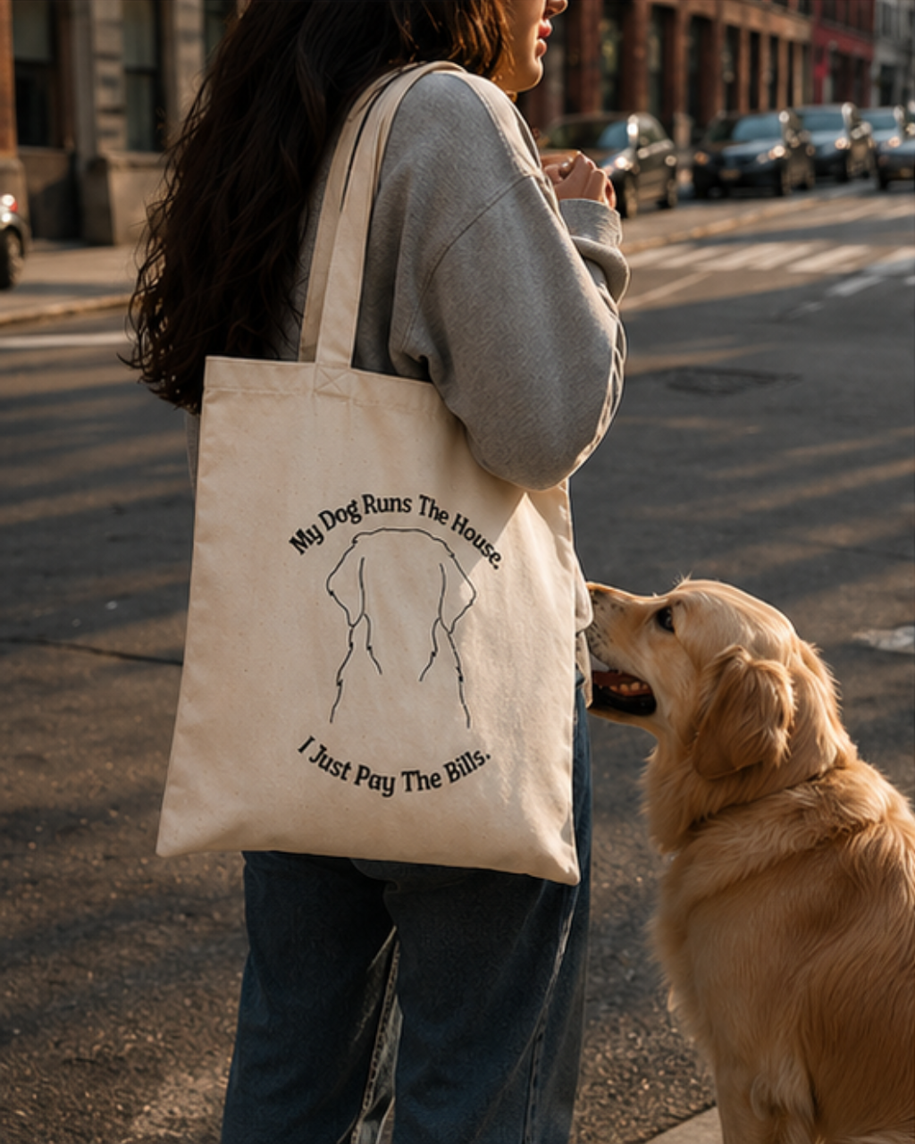 My Dog Runs The House Tote Bag | Tote Bag