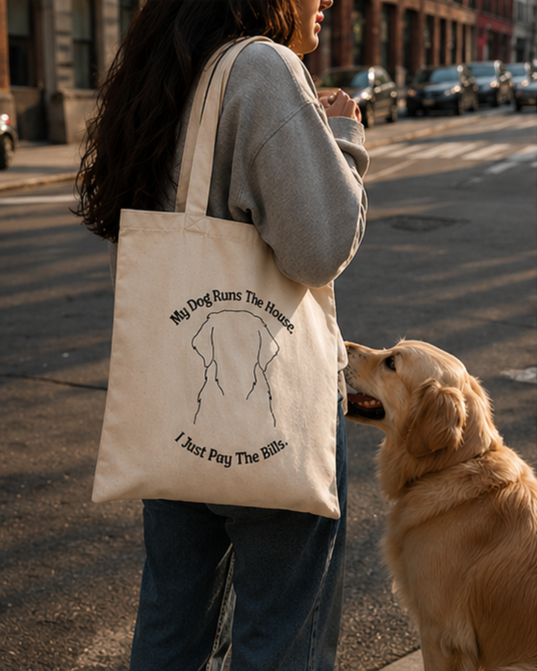 My Dog Runs The House Tote Bag | Tote Bag