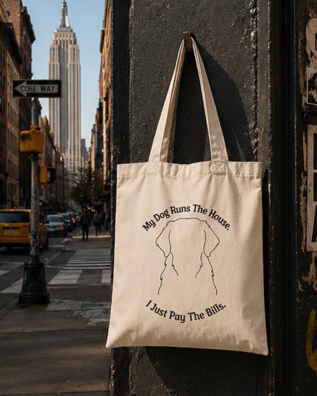My Dog Runs The House Tote Bag | Tote Bag
